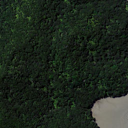 Satellite imagery of Heteri Point, NZ