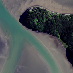 Satellite imagery of Kowhai Point, NZ