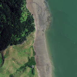 Satellite imagery of Te Rangiora Point, NZ