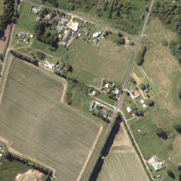 Satellite imagery of Hinemoa Point, NZ