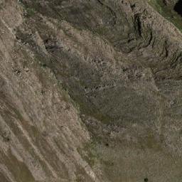 Satellite imagery of Cerro Napostá, AR