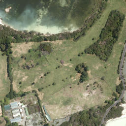 Satellite imagery of Sulphur Point, NZ