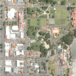 Satellite imagery of Sulphur Point, NZ