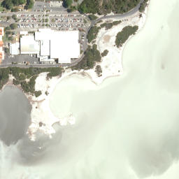 Satellite imagery of Sulphur Point, NZ