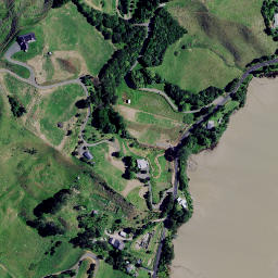 Satellite imagery of Maire Point, NZ