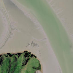 Satellite imagery of Maire Point, NZ
