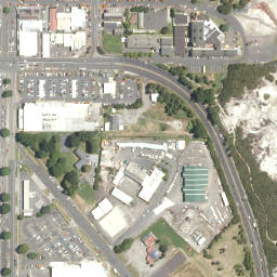 Satellite imagery of Sulphur Point, NZ