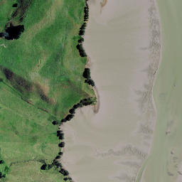 Satellite imagery of Te Arero Point, NZ
