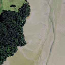 Satellite imagery of Te Arero Point, NZ