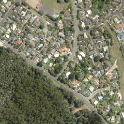 Satellite imagery of Tokorangi Pa, NZ
