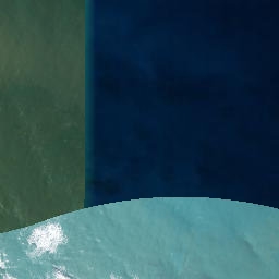 Satellite imagery of Mawhai Point, NZ
