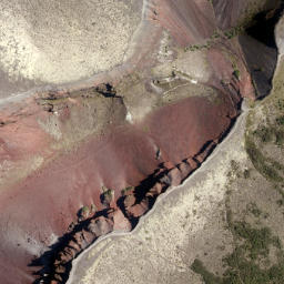Satellite imagery of Mount Tarawera, NZ