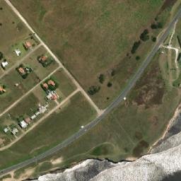 Satellite imagery of Punta Vorohué, AR