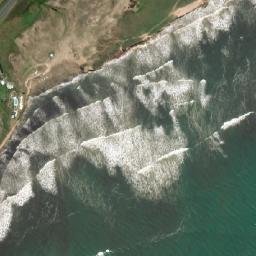 Satellite imagery of Punta Vorohué, AR