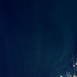 Satellite imagery of Motunau Rocks, NZ