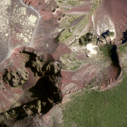 Satellite imagery of Mount Tarawera, NZ