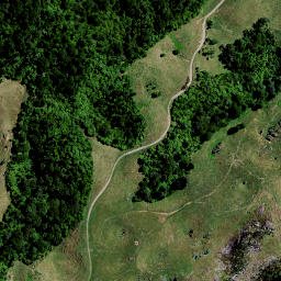 Satellite imagery of Horotea Cliffs, NZ