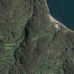Satellite imagery of Tarawera Eruption Memorial, NZ