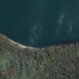 Satellite imagery of Tarawera Eruption Memorial, NZ