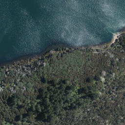 Satellite imagery of Tarawera Eruption Memorial, NZ