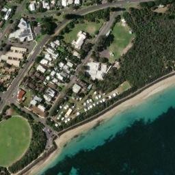 Satellite imagery of Clarkes Beacon, AU