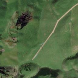 Satellite imagery of Gibraltar Rock, NZ