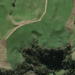 Satellite imagery of Gibraltar Rock, NZ