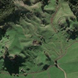 Satellite imagery of Gibraltar Rock, NZ