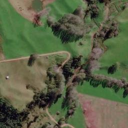 Satellite imagery of Gibraltar Rock, NZ