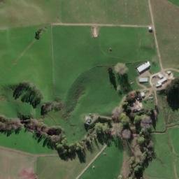 Satellite imagery of Gibraltar Rock, NZ