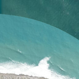 Satellite imagery of Marau Point, NZ