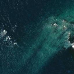 Satellite imagery of Corsair Rock, AU