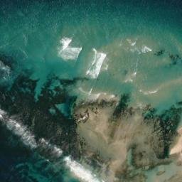 Satellite imagery of Corsair Rock, AU