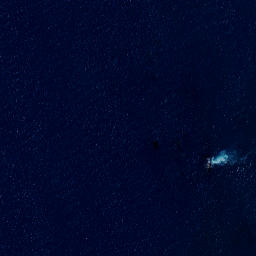 Satellite imagery of Tokamapuna Rock, NZ