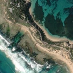 Satellite imagery of Nepean Rock, AU