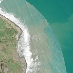 Satellite imagery of Paerau Point, NZ