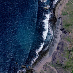 Satellite imagery of Matataniwha Point, NZ