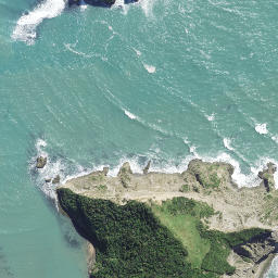Satellite imagery of Te Pourewa, NZ