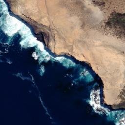 Satellite imagery of Cape Duquesne, AU