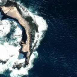 Satellite imagery of Lawrence Rocks, AU