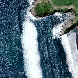 Satellite imagery of Taungaururoa Point, NZ