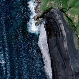 Satellite imagery of Te Mauku Point, NZ