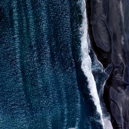Satellite imagery of Te Mauku Point, NZ