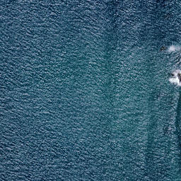 Satellite imagery of Te Reinga Point, NZ