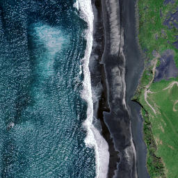 Satellite imagery of Opito Point, NZ