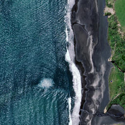 Satellite imagery of Opito Point, NZ