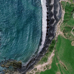 Satellite imagery of Opito Point, NZ
