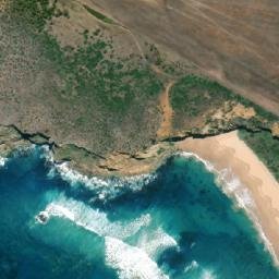 Satellite imagery of Buttress Point, AU