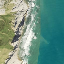 Satellite imagery of Gable End Foreland, NZ
