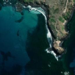 Satellite imagery of Pyramid Rock, AU